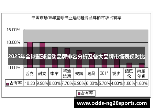 2025年全球篮球运动品牌排名分析及各大品牌市场表现对比