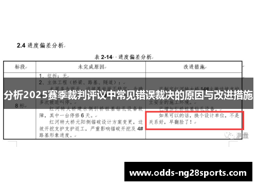 分析2025赛季裁判评议中常见错误裁决的原因与改进措施